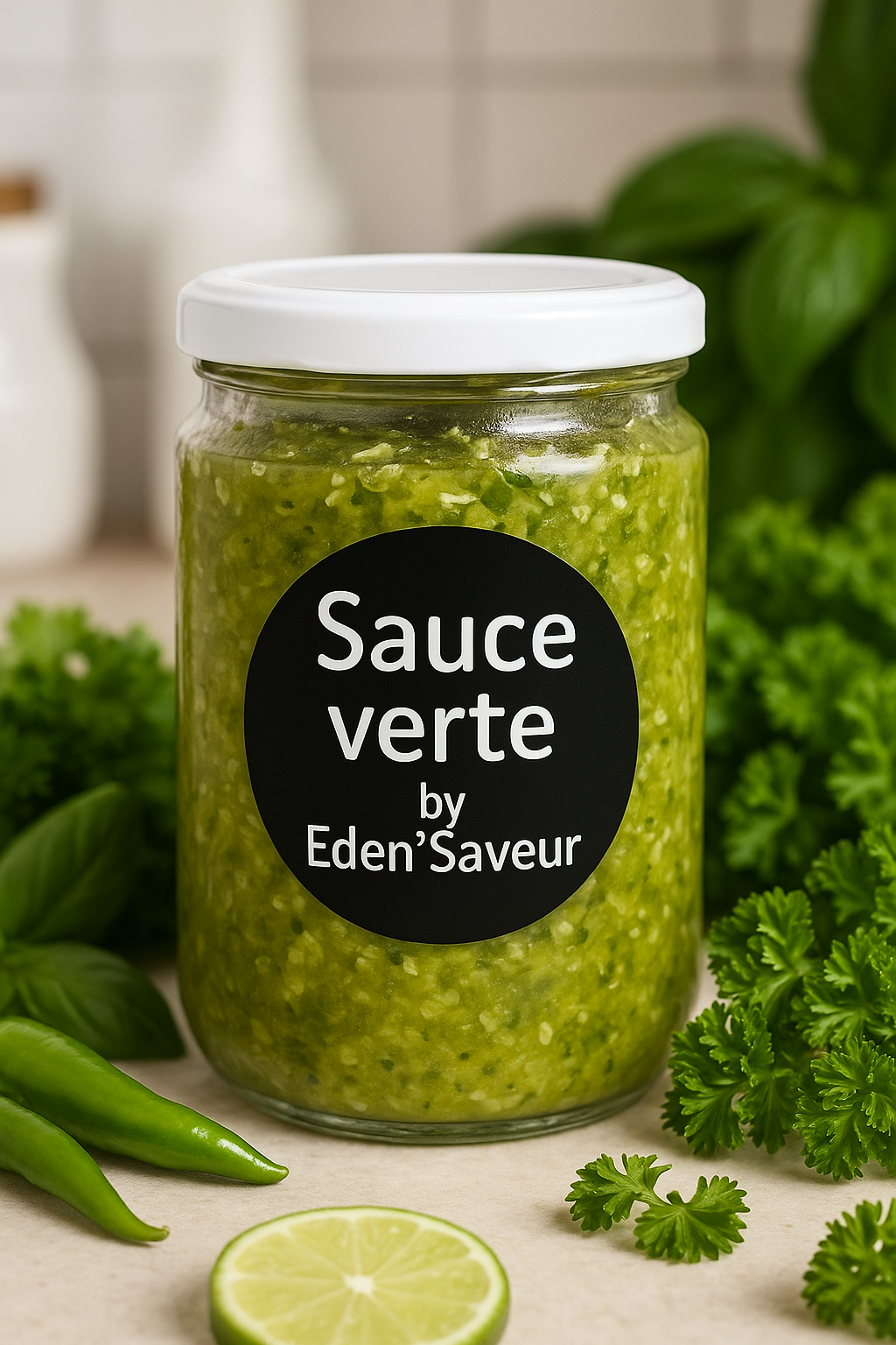Sauce verte by Eden Saveur