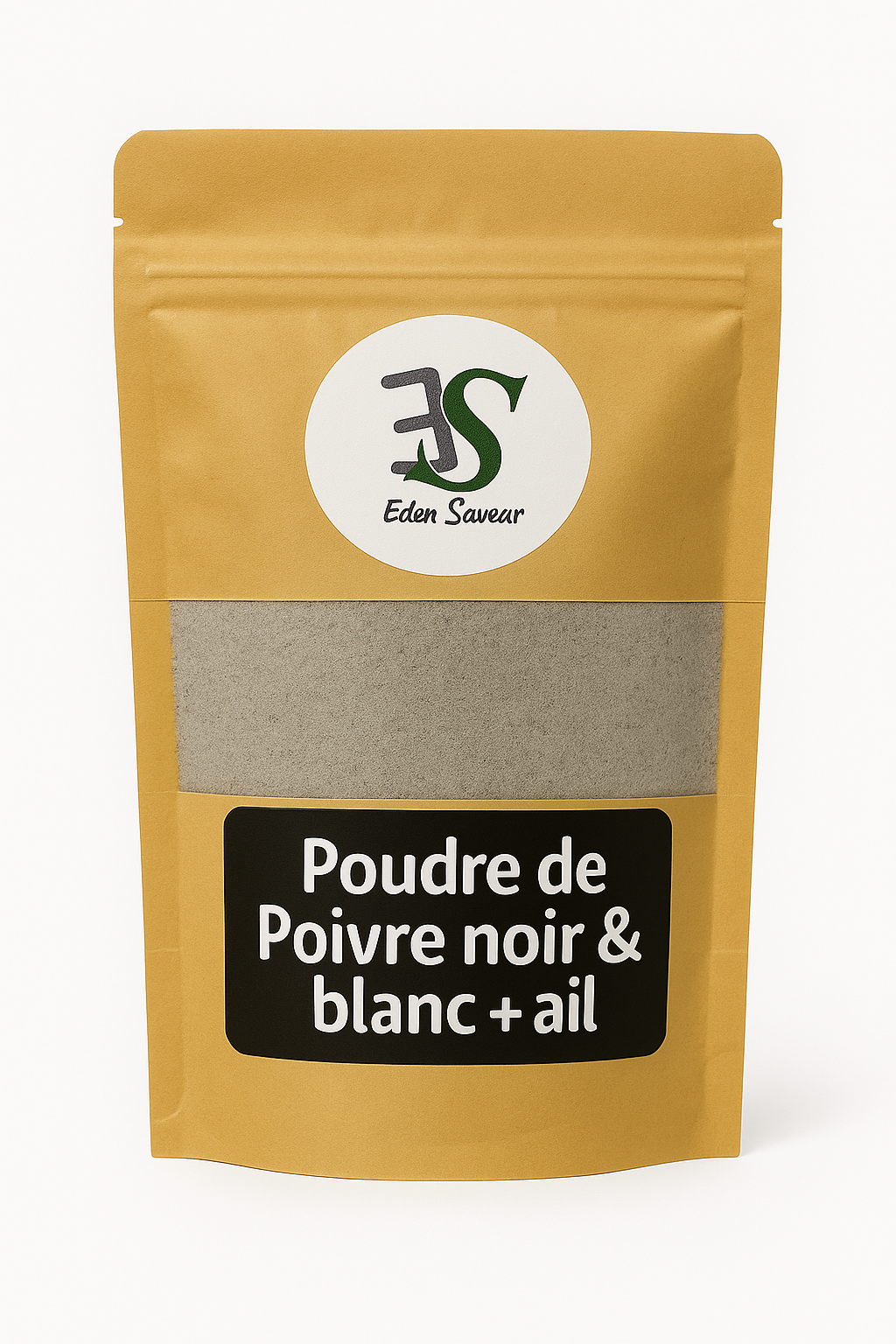 Mélange d’Épices Poivre Noir & Blanc de Penja + Ail