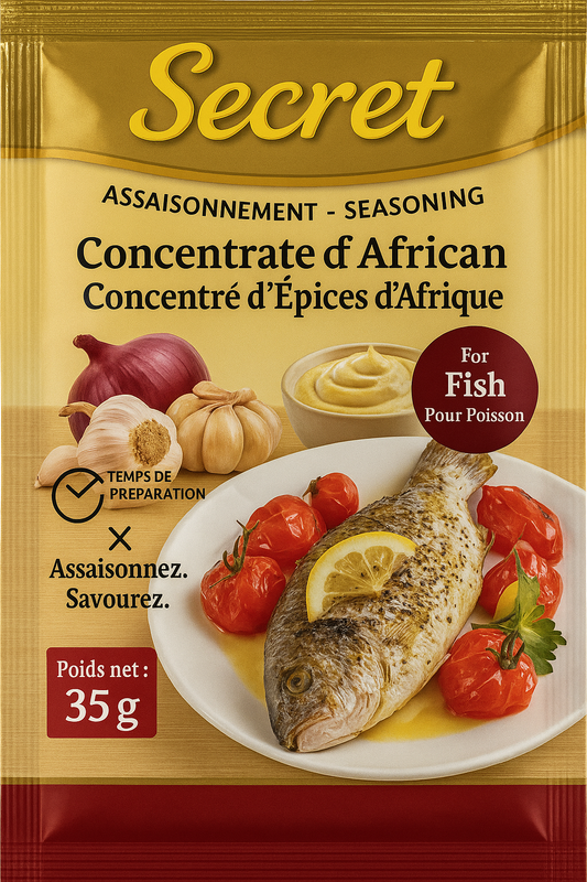Secret Poisson – L’Assaisonnement Parfait pour Sublimer Vos Plats de Poisson
